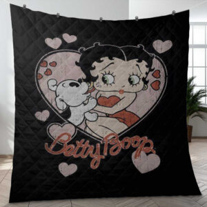 So cute Betty Boop with Pet Christmas Gifts Lover Blanket