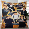 BTS Fanart Film All Members Jungkook Rap Monster Christmas Gifts Lover Blanket