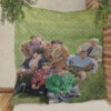 BTS Fanart Film All Members Jungkook Rap Monster Picnic Gifts Lover Blanket
