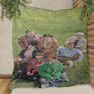 BTS Fanart Film All Members Jungkook Rap Monster Picnic Gifts Lover Blanket