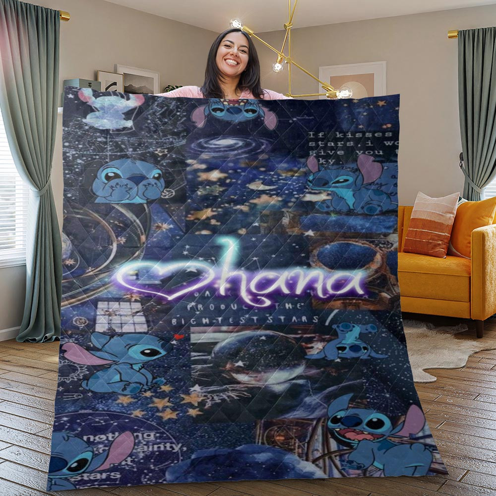 Disney Ohana Lilo And Stitch So Cute Blanket Disney Ohana Lilo And Stitch So Cute Blanket