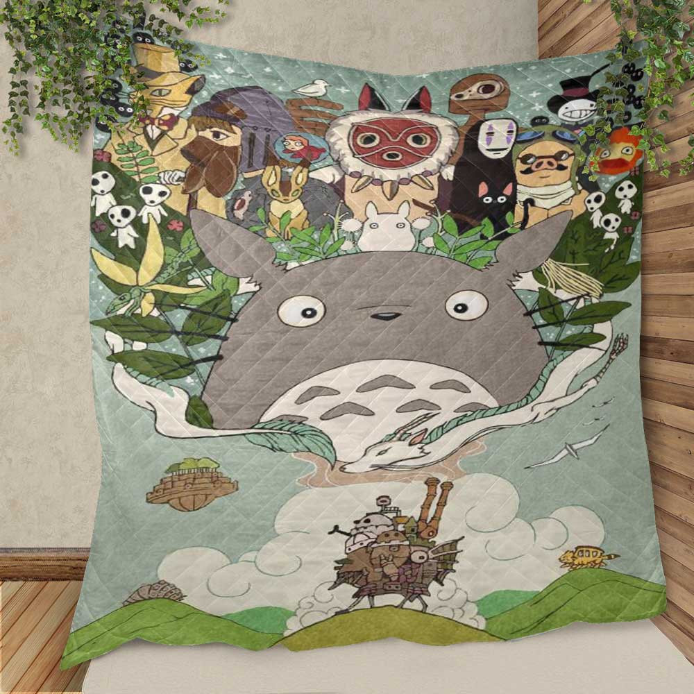 My Neighbor Totoro Studio Ghibli Anime Ver2 Christmas Gifts Lover Blanket My Neighbor Totoro Studio Ghibli Anime Ver2 Christmas Gifts Lover Blanket
