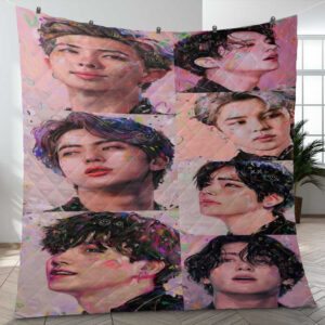 BTS Fanart Film All Members Jungkook Rap Monster Thank You For The Memories Ver10 Christmas Gift Lover Blanket