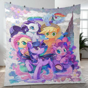 My Little Pony Friendship Is Magic TV Show Ver5 Christmas Gift Lover Blanket