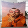 Mac Miller Wpap Pop Art Thank You For The Memories Christmas Gift Lover Blanket