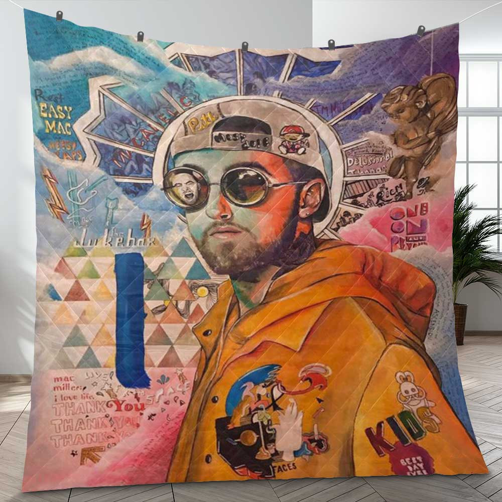 Mac Miller Wpap Pop Art Thank You For The Memories Ver2 Christmas Gift Lover Blanket Mac Miller Wpap Pop Art Thank You For The Memories Ver2 Christmas Gift Lover Blanket