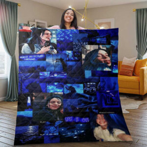 Billie Eilish Thank You For The Memories Ver2 Christmas Gift Lover Blanket