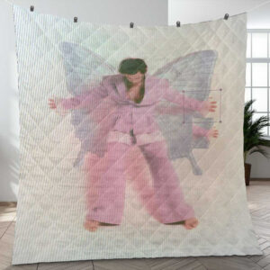Harry Styles Fine Line Pink Butterfly Thank You For The Memories Christmas Gifts Lover Blanket