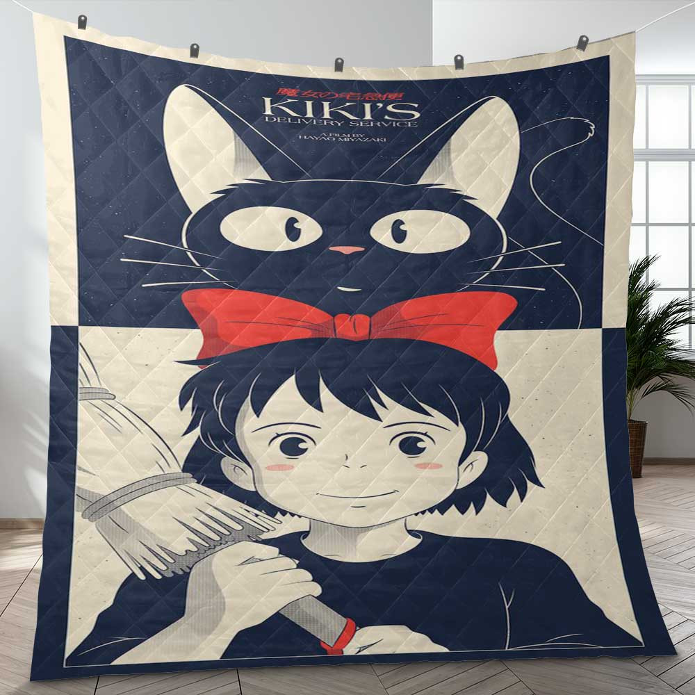 Kiki’s Delivery Service Fantasy Film Anime Chill Christmas Gifts Lover Blanket Kiki’s Delivery Service Fantasy Film Anime Chill Christmas Gifts Lover Blanket