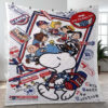 Captain Snoopy Air Peanuts Cartoon Christmas Gifts Lover Blanket