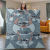 Disney Lilo And Stitch Cute Lover Christmas Gifts Blanket