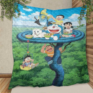 Funny Amazing Adventure Doraemon Nobita And Friends Manga Christmas Gifts Lover Blanket