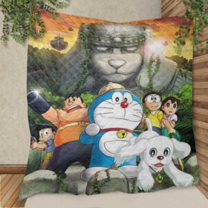 Funny Amazing Adventure Doraemon Nobita And Friends Manga 208 Christmas Gifts Lover Blanket