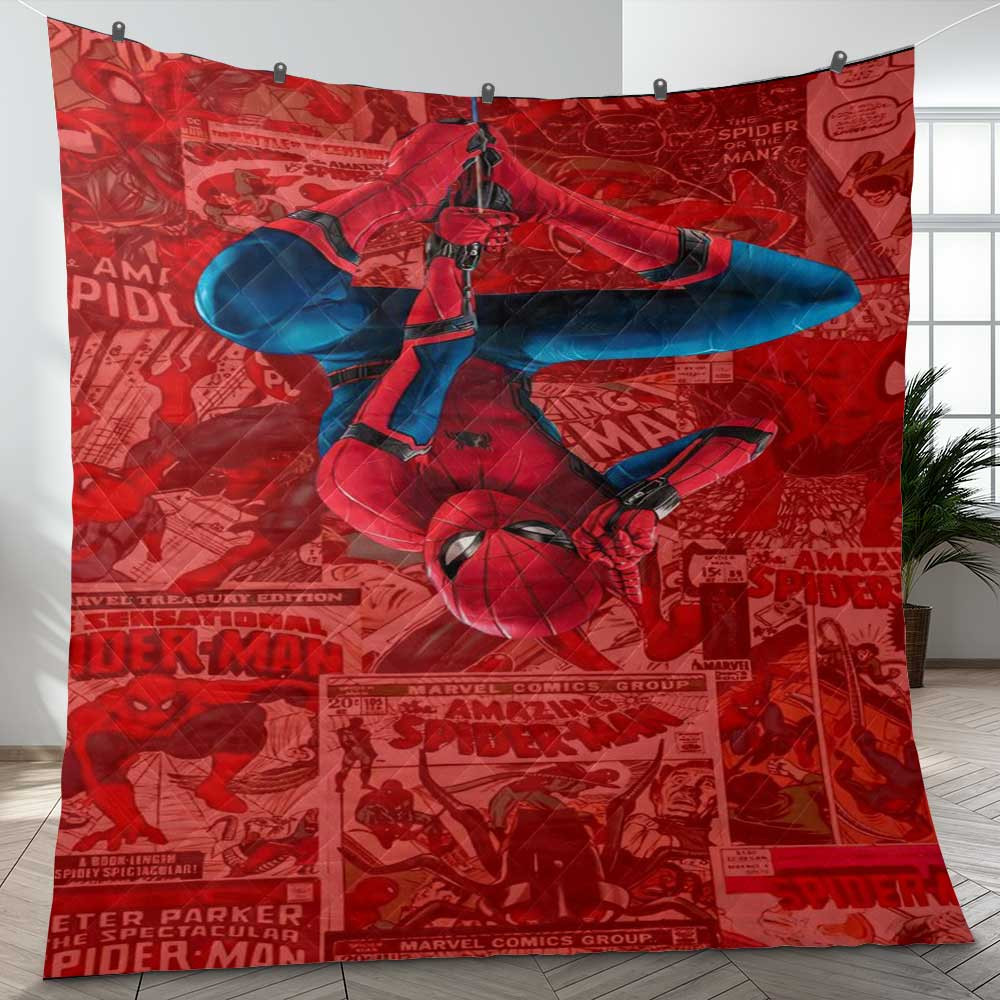 Spider-Man No Way Home 2021 Comics Christmas Gift Lover Blanket Spider-Man No Way Home 2021 Comics Christmas Gift Lover Blanket