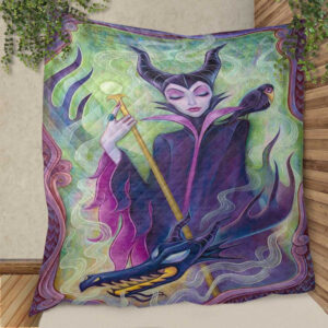 Maleficent Witch Disney Villains Art Gifts Lover Blanket