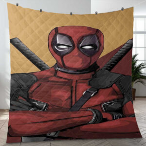 Once Upon A Deadpool Movies Gifts Lover Blanket