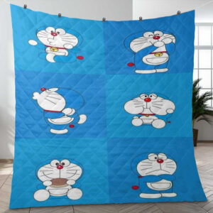Lovely Doraemon Japanese manga series Gifts Lover Blanket