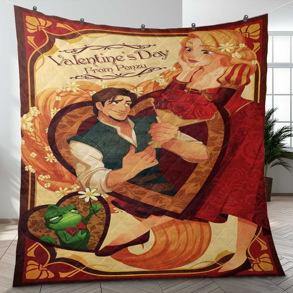 Happy Valentine’s Day Cartoon Disney Gift Lover Blanket Happy Valentine’s Day Cartoon Disney Gift Lover Blanket