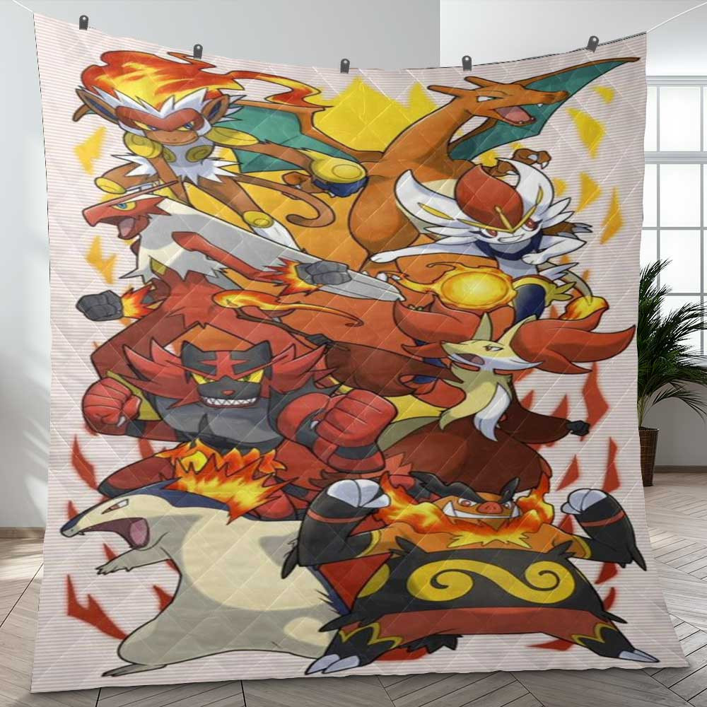 Full Monster Pokemon Evolution TV Cartoon Gift Lover Blanket Full Monster Pokemon Evolution TV Cartoon Gift Lover Blanket