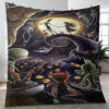Couple Love Jack and Sally Halloween Gift Lover Blanket