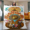 Funny Gravity Falls Disney Comedy Animated Television Series Gifts Lover Blanket
