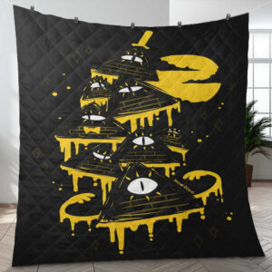 Bill Cipher Gravity Falls The Love God Disney Cartoon Ver2 Gifts Lover Blanket