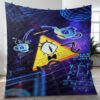Bill Cipher Gravity Falls The Love God Disney Cartoon Ver3 Gifts Lover Blanket