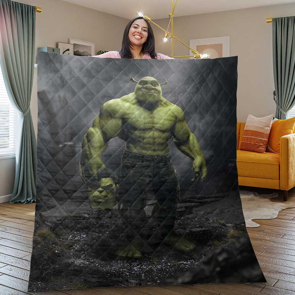 Hulk Shrek Blanket Hulk Shrek Blanket