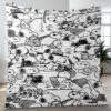 Funny Snoopy Charlie Brown Peanuts Cartoon Ver2 Gift Fan Blanket