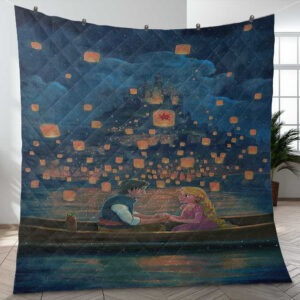 Happy Valentine’s Day Cartoon Disney Ver2 Gift Lover Blanket