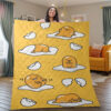 Gudetama Lazy Egg Cartoon Gift Lover Blanket