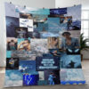 Harry Styles Fine Line Blue Ver8 Thank You For The Memories Christmas Gifts Lover Blanket