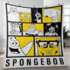 Funny Spongebob With Friend Cartoon Ver5 Gifts Lover Blanket