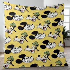 Funny Face Goofy Mickey Disney Character Ver2 Gifts Lover Blanket