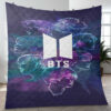 Bts Bt21 Galaxy Album Graphic Gift Lover Blanket