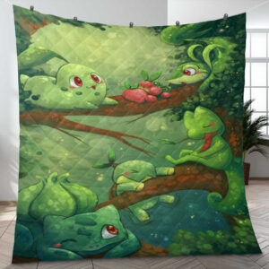 Full Monster Pokemon Eeveelutions TV Cartoon Ver5 Gift Lover Blanket