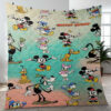 Funny Mickey Mouse Love Friend Cartoon Disney Ver6 Gift Lover Blanket