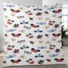 Funny Mickey Mouse And Stitch Cartoon Disney Ver8 Gift Lover Blanket