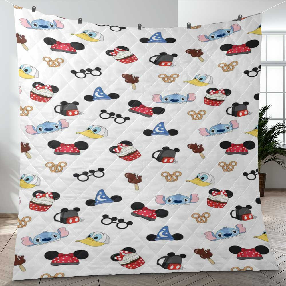 Funny Mickey Mouse And Stitch Cartoon Disney Ver8 Gift Lover Blanket Funny Mickey Mouse And Stitch Cartoon Disney Ver8 Gift Lover Blanket