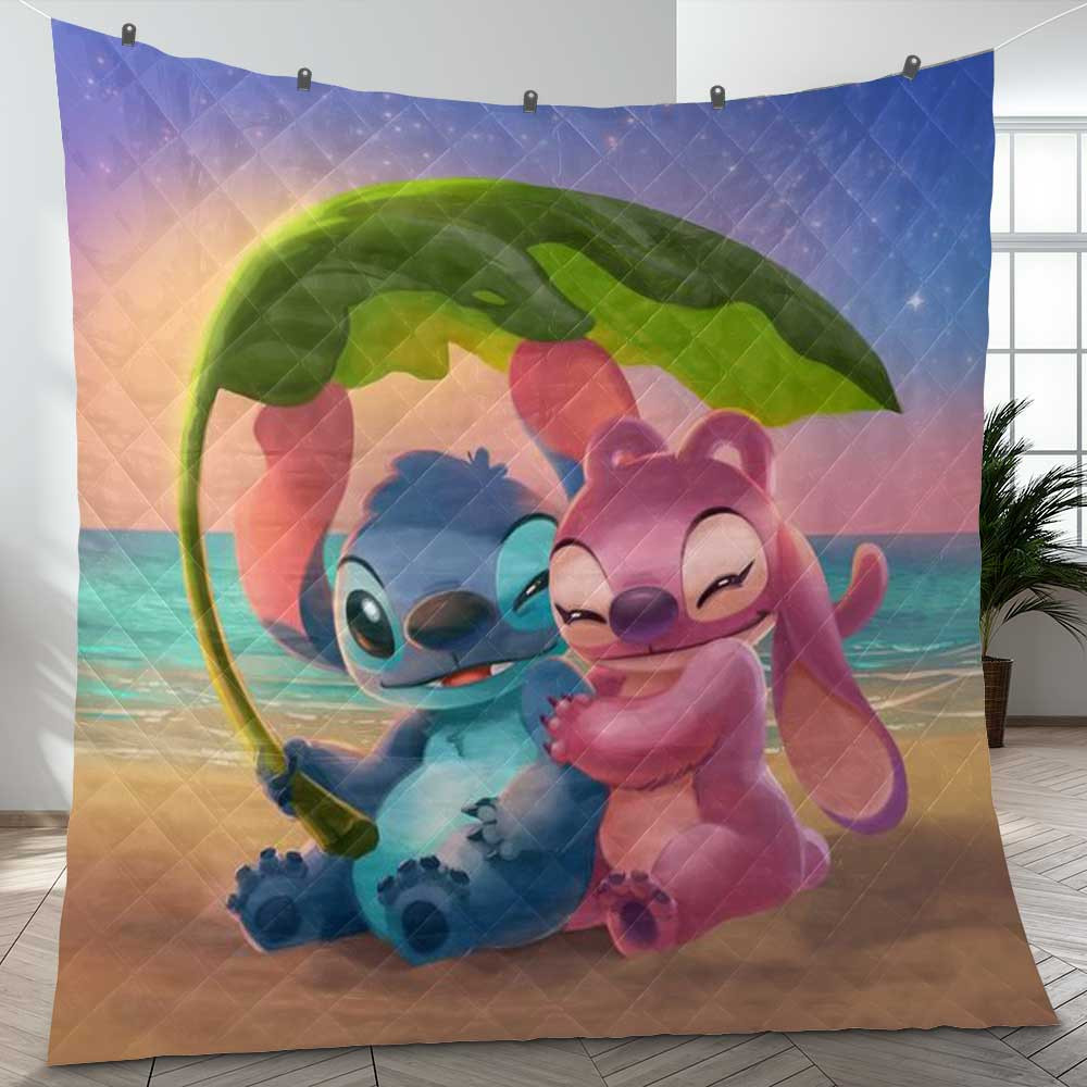Happy Valentine’s Day Sweet Love Of Lilo And Stitch Disney Cartoon 2 Gift Lover Blanket Happy Valentine’s Day Sweet Love Of Lilo And Stitch Disney Cartoon 2 Gift Lover Blanket