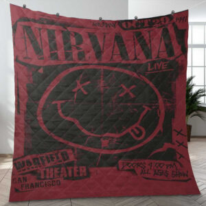 Nirvana Rock Band Gift Lover Blanket