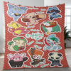 Fighting Type Pokemon Sticker 5 Gift Lover Blanket