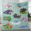 Dragon Type Pokemon Sticker 6 Gift Lover Blanket