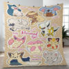 Normal Type Pokemon Sticker 9 Gift Lover Blanket