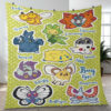 Butterfree Type Pokemon Sticker 16 Gift Lover Blanket
