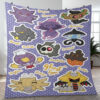 Ghost Type Pokemon Sticker 25 Gift Lover Blanket