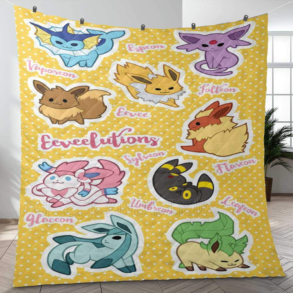 Pokemon Go Eevee evolution 28 Gift Lover Blanket Pokemon Go Eevee evolution 28 Gift Lover Blanket