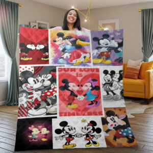 Mickey and Minnie Disney Fan Gift