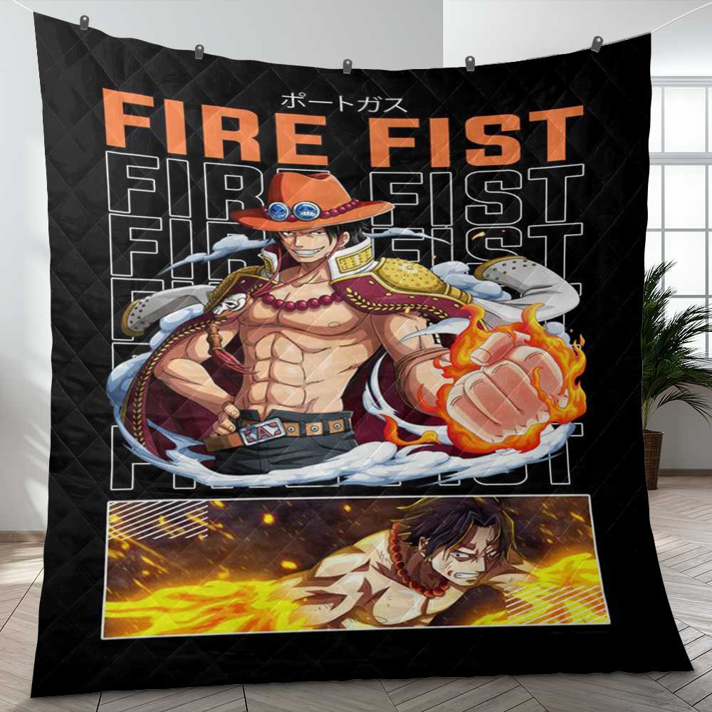 Portgas D. Ace Manga One Piece Gift Lover Blanket Portgas D. Ace Manga One Piece Gift Lover Blanket