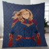 Captain Marvel Marvel Comics Art Gift Lover Blanket